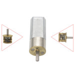 6V 12V DC 기어 감속 모터 가변 속도 CW DIY 액세서리 소형 전기 엔진 12RPM-480RPM JGA16-050