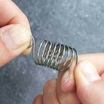 털실 수세미실 뜨개반지 니팅링 대 니팅반지 실걸이