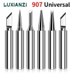 LUXIANZI 무연 907 솔더 철 팁 용접 헤드 범용 내부 가열 전기 납땜 액세서리