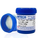 Flux Amtech 오리지널 NC 218 559 ASM 플럭스 납땜용 노클린 팁 리프레셔 PCB 용접 T 100g