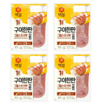 CJ제일제당 CJ제일제당 CJ제일제당 백설 CJ 백설 구이한판 그릴스모크햄 60g x4개 반찬 햄 4개