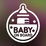 교보문고 아빠곰 스티커 54젖병-동그라미-영문