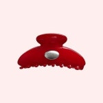 에포르 Logo Button Hair Clip M
