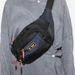 남녀공용 힙색 분리수납 경량 여행보조가방 생활방수 카키