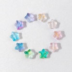 비즈아이 글라스통과형 금박별 1개 6753-01