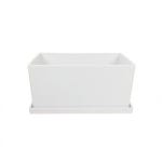 받침세트화분 국산플라스틱화분 가벼운화분 직사각화