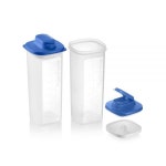 타파웨어 타파웨어 Tupperware Slim Line 2피치 세트 - 식기세척기 BPA 프리 - 2L 8 4컵 2개 세트