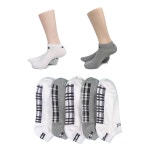 남성용 바닥체크 발목양말 5켤레