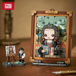 LOZ 귀여운 그림 홈 장식 빌딩 블록 프레임 조립 모델 장난감 어린이 크리스마스 선물
