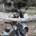 Honda Rebel CMX 250 300 미러 확장 키트 다운 브래킷 뒤집힌 모드 용 플립