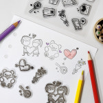 다꾸 스탬프 하트