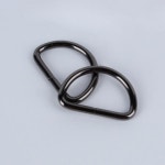 가방끈 부자재 라운드 D링 흑니켈 2P