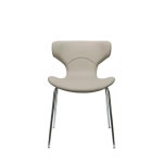 슬림 디자인 인조가죽 튼튼한 철제 다리 의자 유럽 인테리어 체어 1개