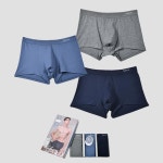 남자팬티 드로즈 남성속옷 사각 남성 면스판 팬티 3매입