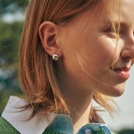 베흐트 925 Deux 107 walnut earring 1