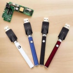 510 스레드 휴대용 전기 납땜 인두 펜 USB 350 650 1100mAh 배터리 카트 열 장치 용접 도구