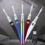 510 스레드 휴대용 전기 납땜 인두 펜 USB 350 650 1100mAh 배터리 카트 열 장치 용접 도구 키트