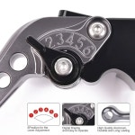 오토바이 조정 가능한 핸들 바 세트 개조 부품 CNC 클러치 드럼 브레이크 레버