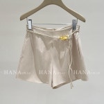 한나는 여름을 새로운 2024 년 고가의 여가 레저 A- 라인 핫 바지 h6966을 한 반바지 여성