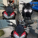 YAMAHA 오토바이 미러 스텔스 윙렛 미러 키트 조절식 미러 핀 회전 MT 07 MT07 MT 09 MT09 SP MT 10 MT10 SP