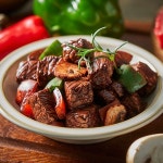 더-리얼 퀴진 찹스테이크 소고기+피망