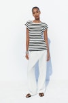자라 자라 반팔 코튼 티셔츠 4174 158 STRIPED