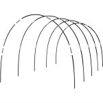 18pcs 30pcs 온실 농구 정원 프레임 StableGardening 터널 지원 농장 야드 농업 Gree