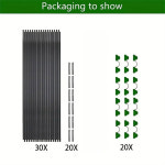 18pcs 30pcs 온실 농구 정원 프레임 StableGardening 터널 지원 농장 야드 농업 Gree