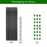 18pcs 30pcs 온실 농구 정원 프레임 StableGardening 터널 지원 농장 야드 농업 Gree