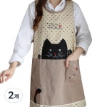 한스갤러리 한스빌 제시 앞치마 3개입 한스갤러리 주방 다용도 사계절용