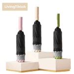 거꾸로 3단자동 암막 UV차단 야광 반사 우산