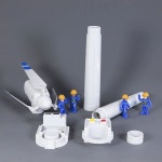 풍력발전기 모형 풍차 태양광 풍력 발전기 전시용 윈드밀 A 풍력 발전 모델