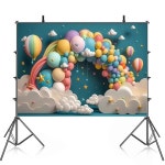 벤츠 맞춤형 장식 풍선 아치 어린이 날 집 사진 공주 배경 사진 촬영 10 F 04 Vinyl