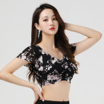 여성 댄스 페스티벌 의상 한 코스튬 탑 밸리댄스 공연 댄스복 오리엔탈