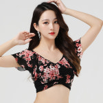 여성 댄스 페스티벌 의상 한 코스튬 탑 밸리댄스 공연 댄스복 오리엔탈