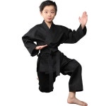 주짓수 100 코튼 가라테 유니폼 아이 WTF 태권도 킥 복싱 MMA 무술 훈련 옷 스포츠웨어