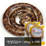 대전식품 옛날토속순대 냉동 2개 1 85kg