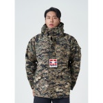 더화랑사 특전사 고어텍스 미군 야상 패딩 점퍼 남성의류 프로퍼 방수 바람막이 M