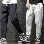 남자 여름 배기핏 린넨 조거팬츠 38사이즈 까지 마바지 L 33 35