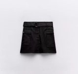 ZARA 여자신상 미니스커트 캐주얼 카고치마 8372124 7Y5314