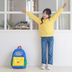 여아용 레테 스판 부츠컷 데님팬츠 9호 중청 J6918