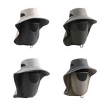 햇빛가림모자 자외선차단 낚시 작업용 농장 농사 뒷목가리개모자 얼굴가리개