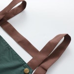 카페 앞치마 방수 바리스타 에이프런 그린