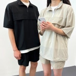 이브컴퍼니 남녀공용 썸머 집업 반팔 아노락 바람막이 3882-1 1