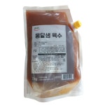 진원식품 옹달샘 육수 팩 2kg 냉면 사골 원액 식당 업소용 1개