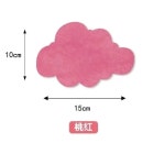 스터디룸 펠트 작은 구름 벽 스티커 방 장식 유치원 디스플레이 메시지 보드 침실 벽지 2 Pieces 07
