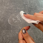 투명 아크릴 화분픽 식물이름표 원형