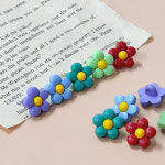 플라워 단추 10P