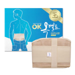 비앤케이 OK옥벨트 이중 의료용 자석 허리 보호대 복대 1개