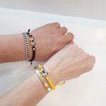 풍수 소품 사랑 자유 상징 나비 커플 팔찌